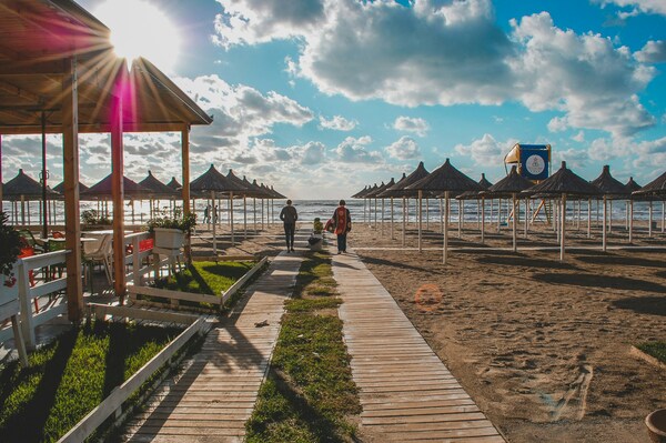 Albanian beach in Durres