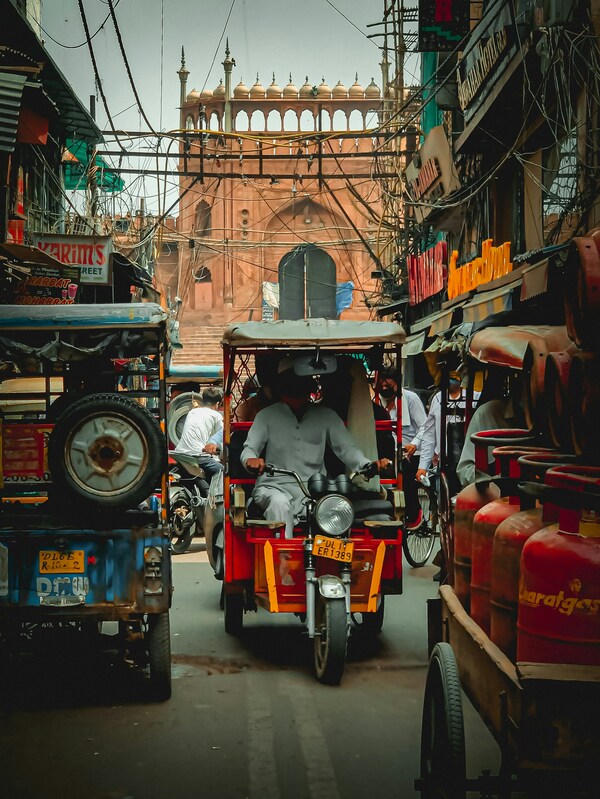 Jama Masjid, Chandni Chowk, New Delhi, Delhi, India