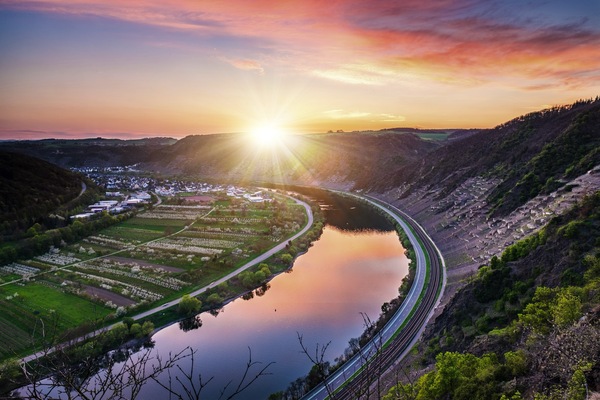 Winningen on the Moselle, Germany