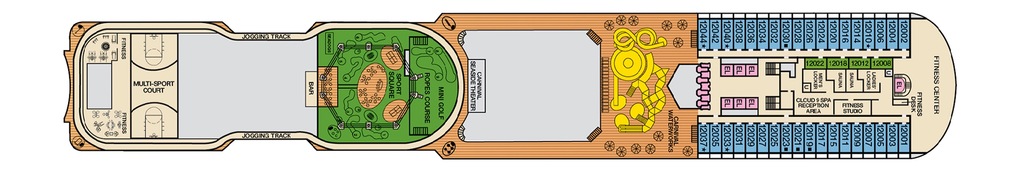 Deck 12 - Spa & Sports