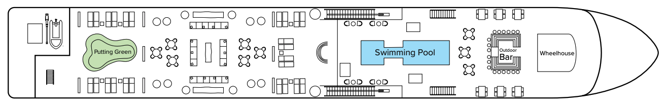 Sun Deck  deck plan