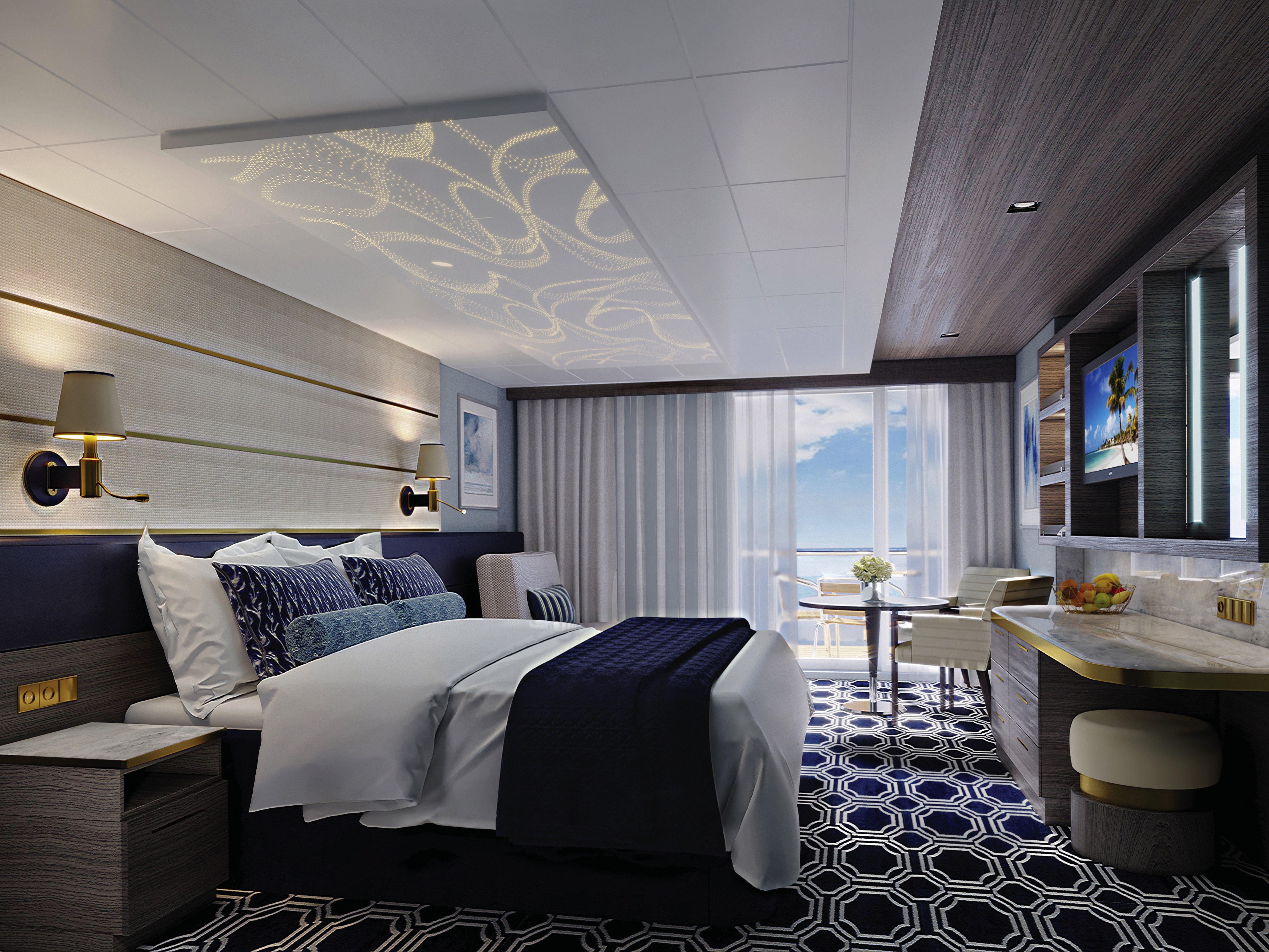 Ncl Norwegian Encore Haven Courtyard Penthouse With Large Balcony ©Norwegian Cruise Line