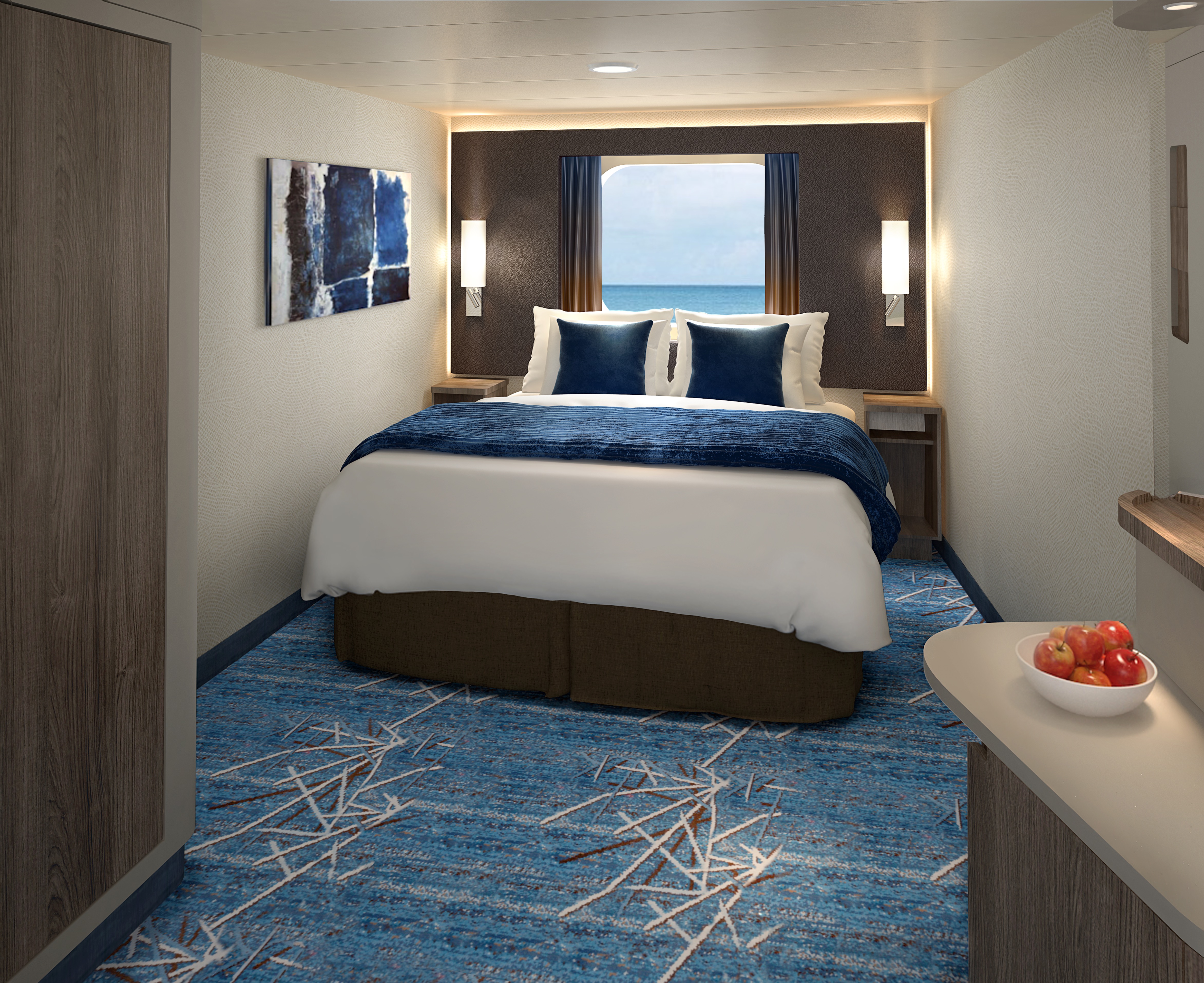 Ncl Norwegian Encore Oceanview Stateroom ©Norwegian Cruise Line