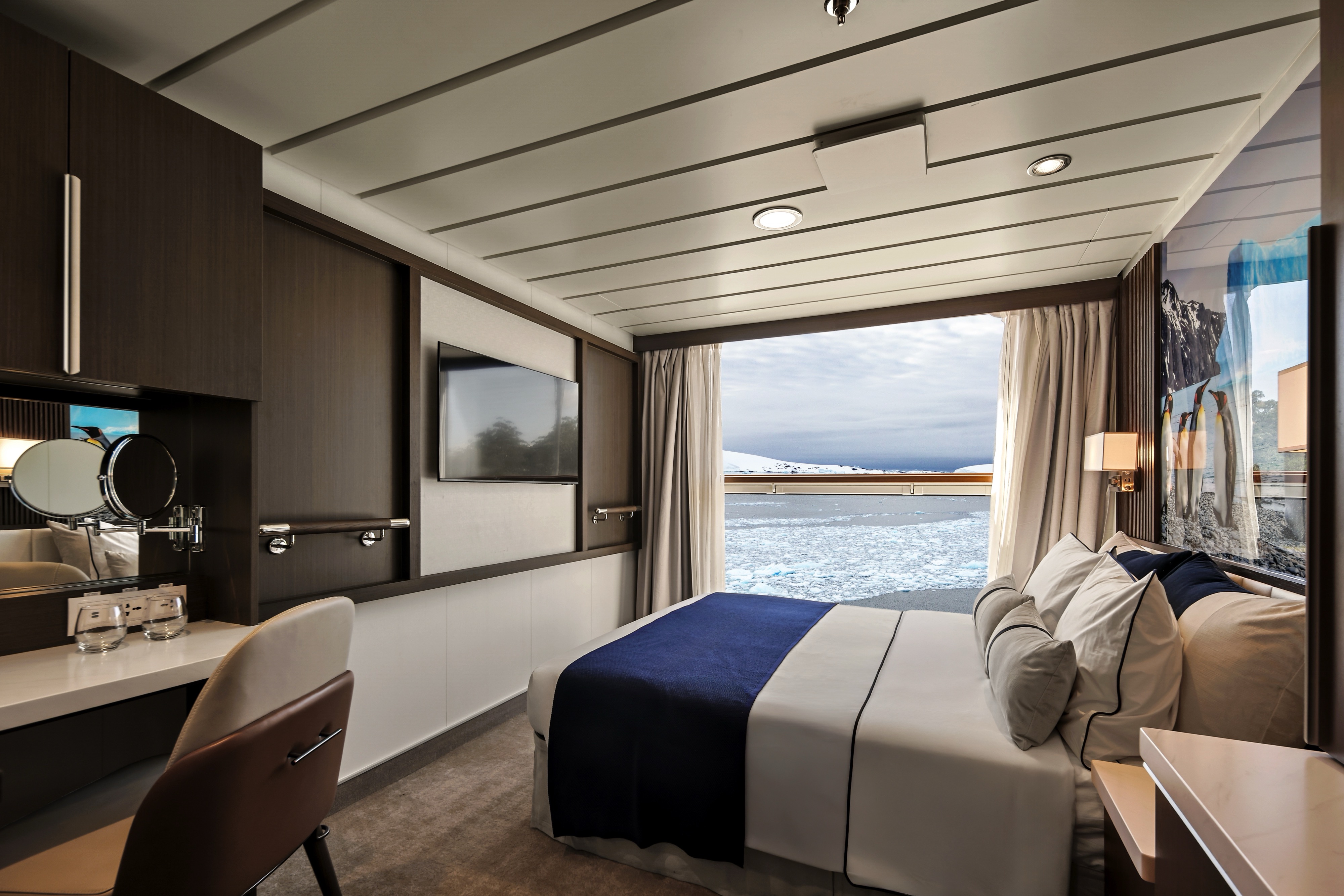 AE Expeditions Douglas Mawson Aurora Stateroom Superior Bedroom ©AE Expeditions.jpg