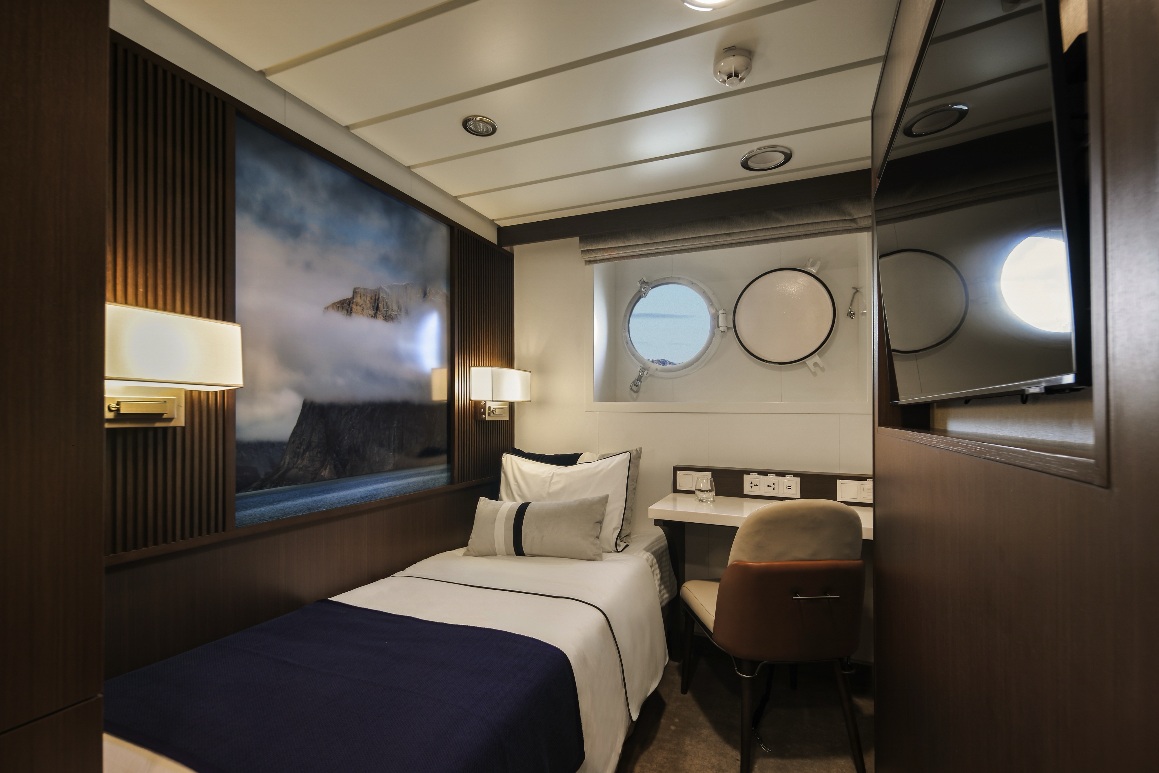 AE Expeditions Douglas Mawson Aurora Stateroom Single Bedroom 1 ©AE Expeditions.jpg