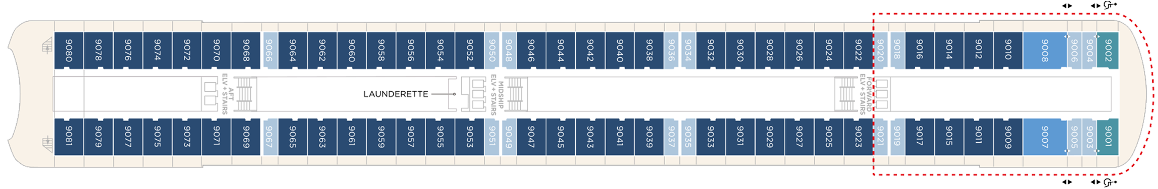Crystal Cruises Crystal Serenity Deck 9.png