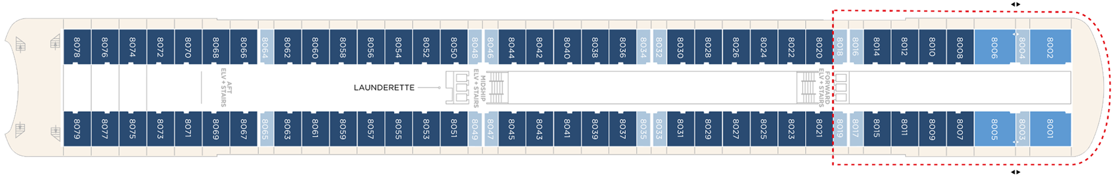 Crystal Cruises Crystal Serenity Deck 8.png