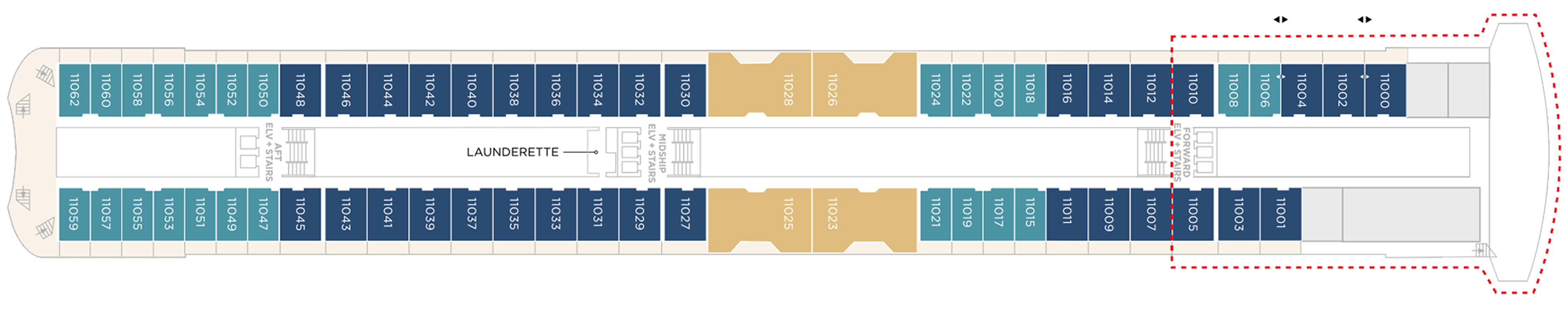 Crystal Cruises Crystal Serenity Deck 11.png