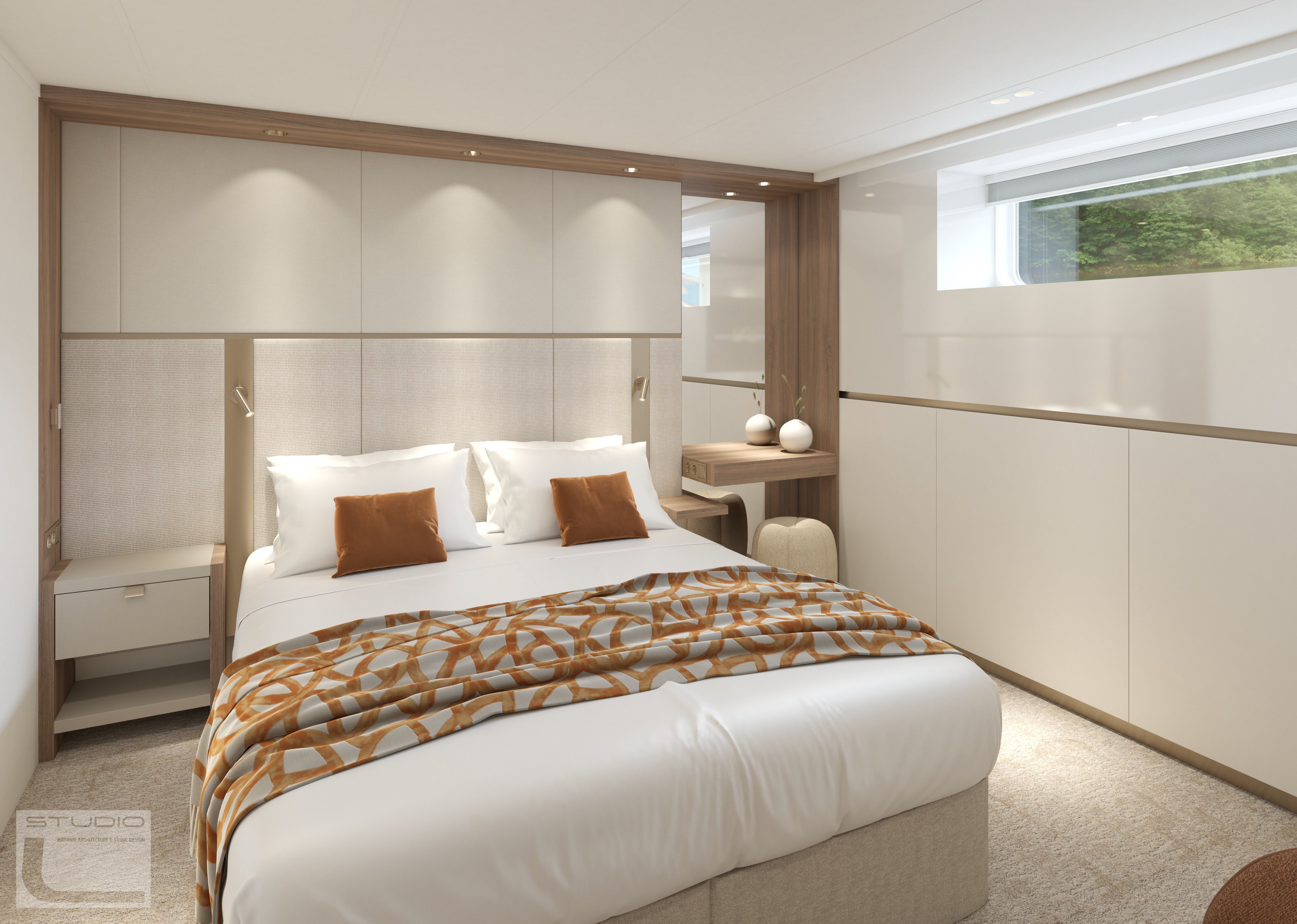 Amadeus River Cruises Amadeus Aurea C-1 Cabin Rendering ©Lueftner Cruises Amadeus.jpg