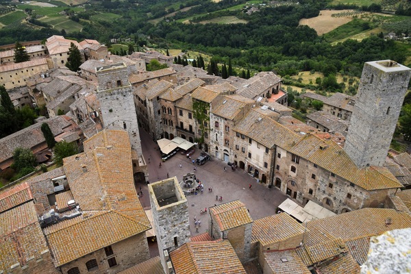 San Gimignano, Siena, Italien