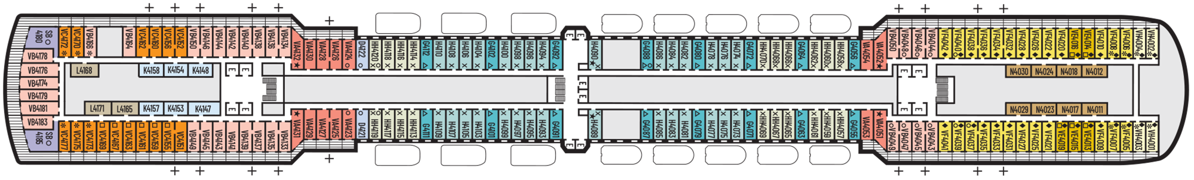 Deck 4 - Upper Promenade