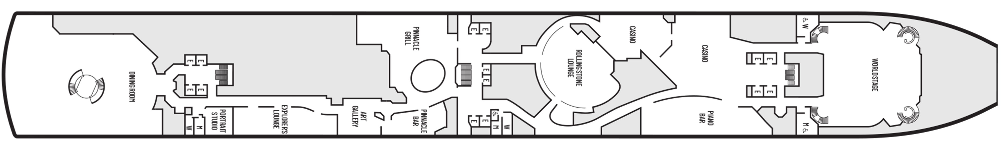 Deck 2 - Lower Promenade