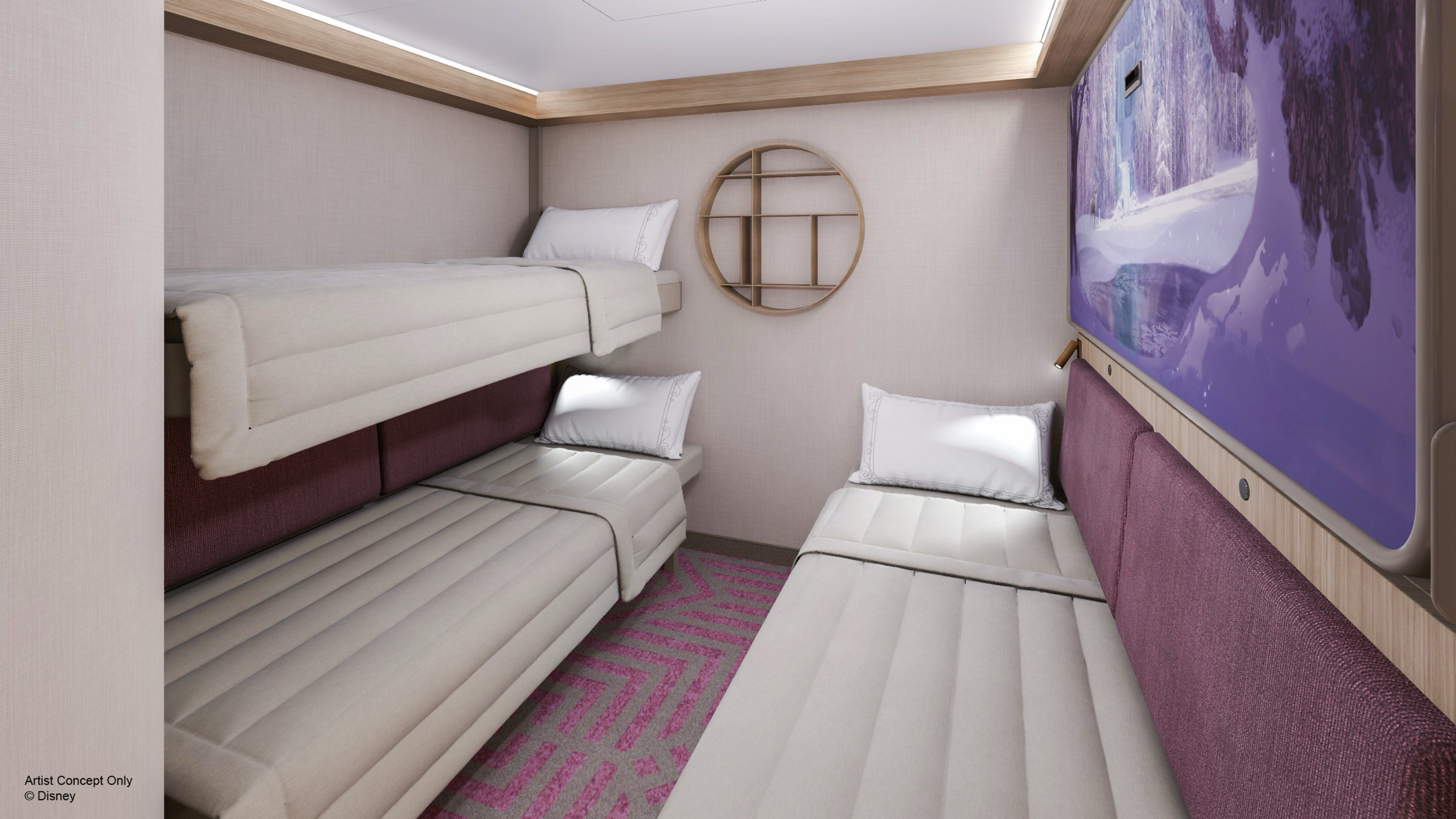 Disney Cruise Line Disney Adventure Inside Stateroom © 2026 Disney. All Rights Reserved. Ships’ Registry The Bahamas. Artist's Impression.jpg