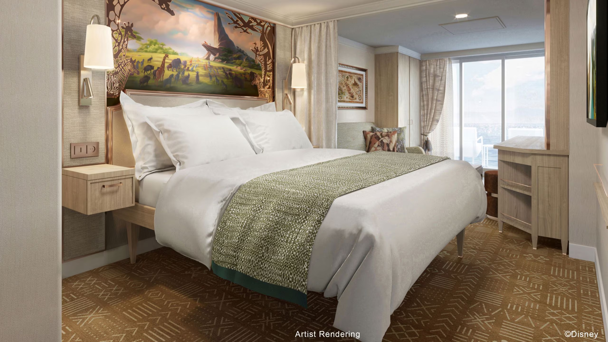 Concierge Family Oceanview Stateroom with Verandah