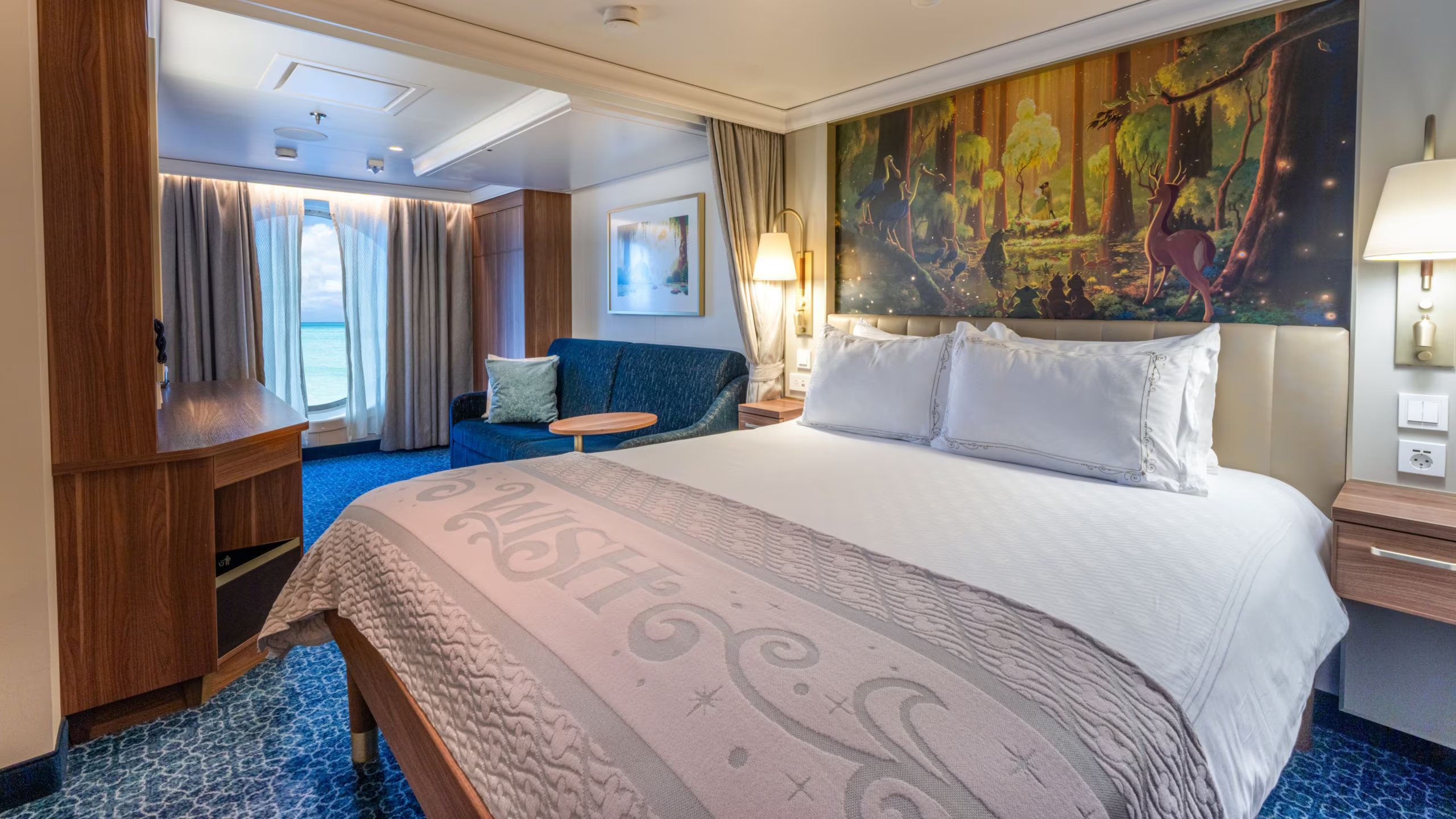 Disney Wish Deluxe Family Oceanview © 2026 Disney. All Rights Reserved. Ships’ Registry   The Bahamas.