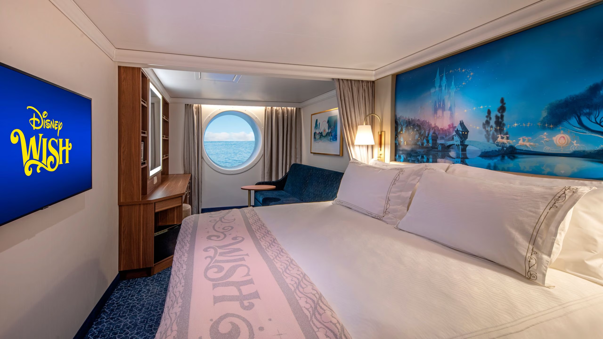 Disney Wish Deluxe Oceanview © 2026 Disney. All Rights Reserved. Ships’ Registry   The Bahamas.