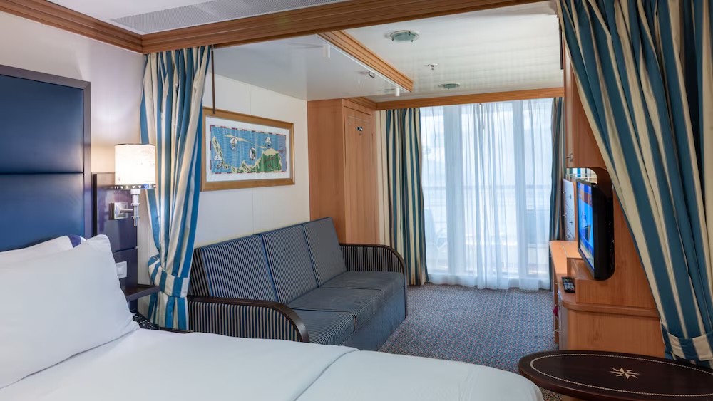 Disney Cruise Line Deluxe Family Oceanview Verandah © 2026 Disney. All Rights Reserved. Ships’ Registry   The Bahamas