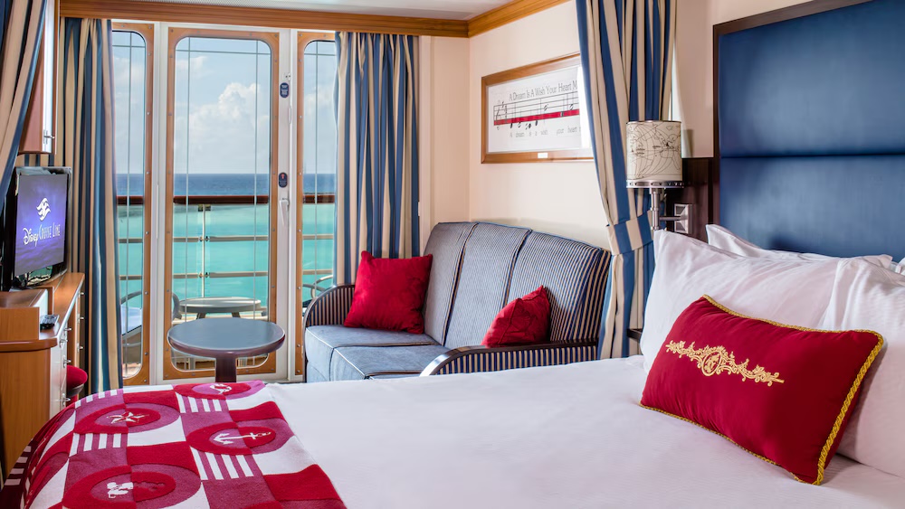 Disney Cruise Line Deluxe Oceanview Verandah © 2026 Disney. All Rights Reserved. Ships’ Registry   The Bahamas