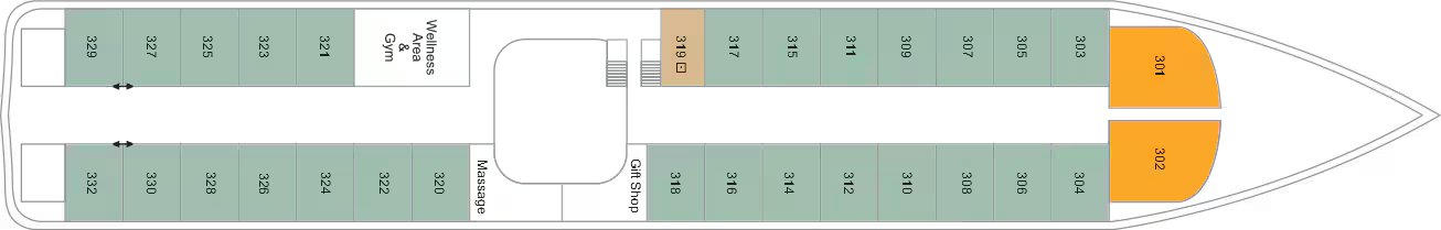 Deck 3 deck plan