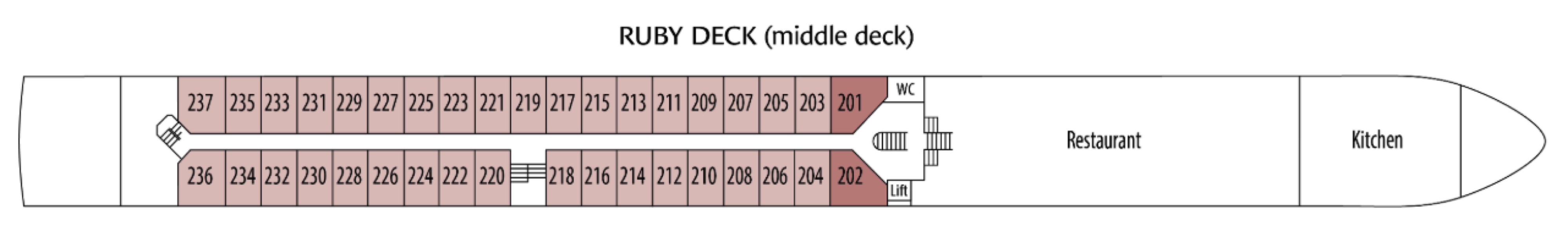 Ruby Deck deck plan