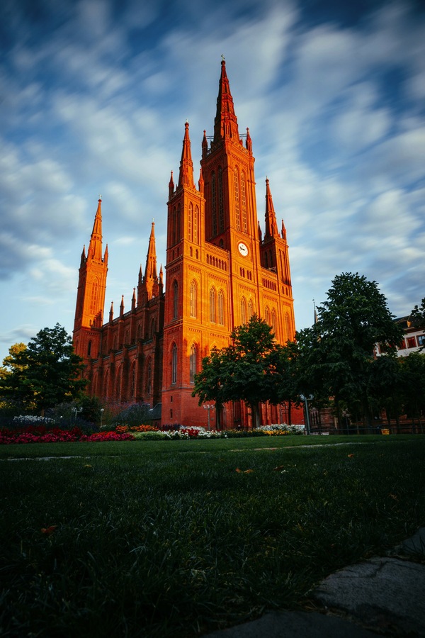 Marktkirche Wiesbaden, Schloßplatz, Wiesbaden, Germany