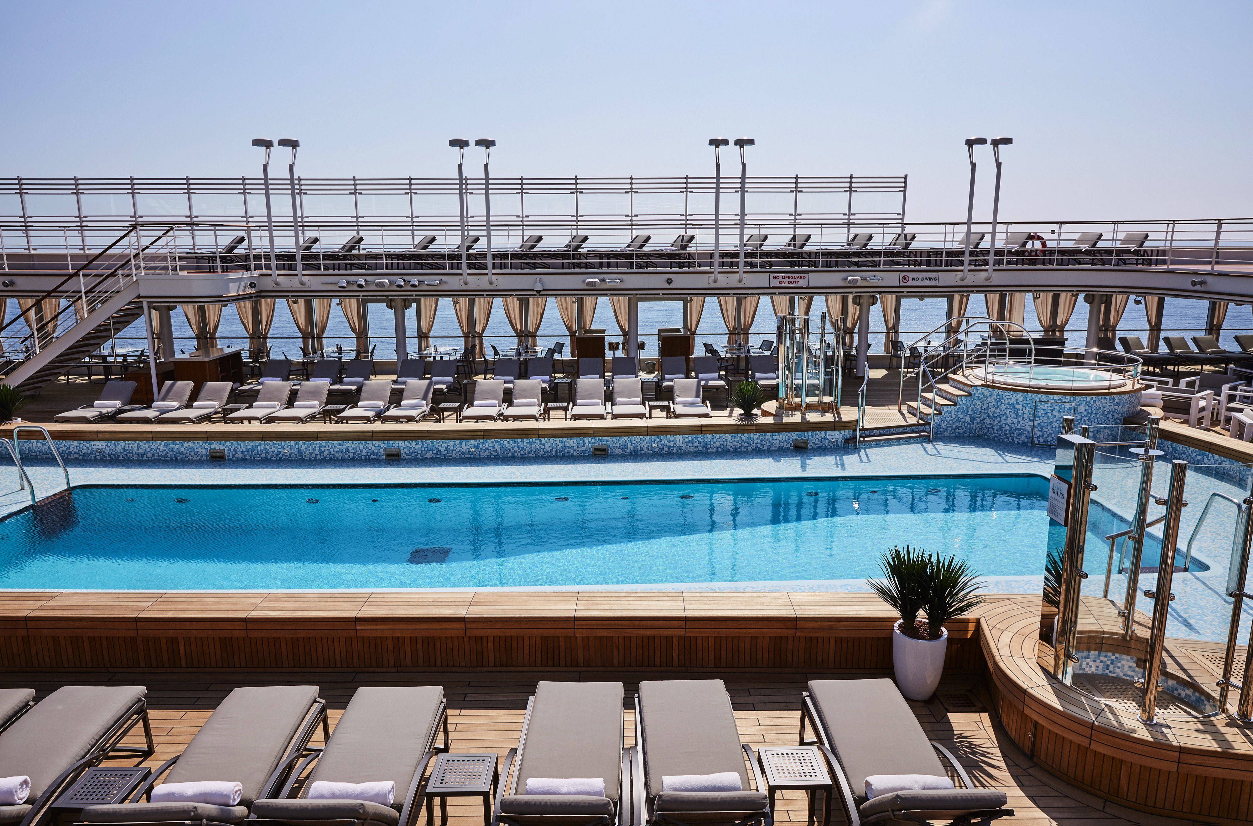 Pool Deck & Jacuzzi Area