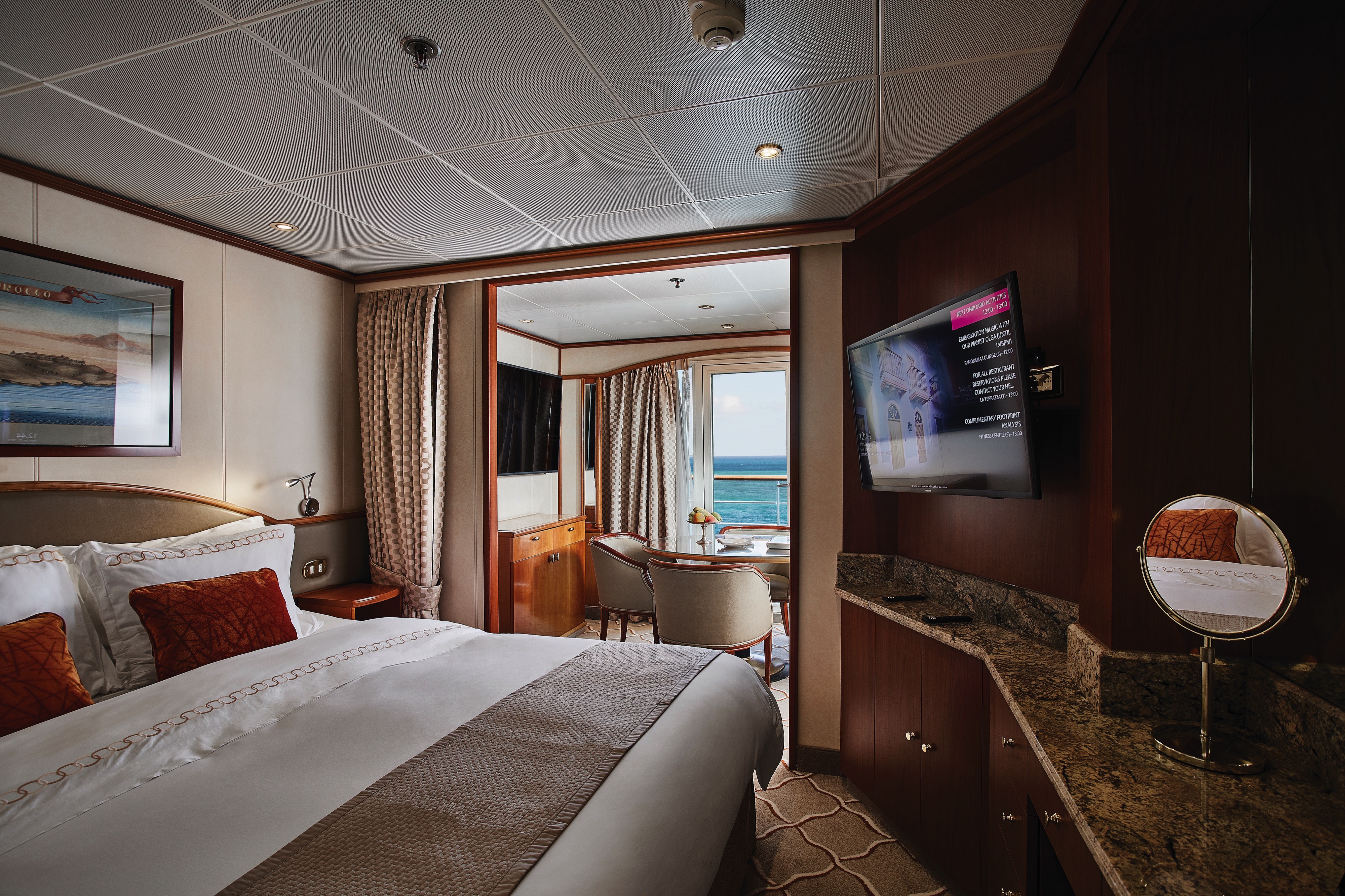 Silversea Cruises Silver Wind Silver Suite Bedroom ©Silversea Cruises Ltd.jpg