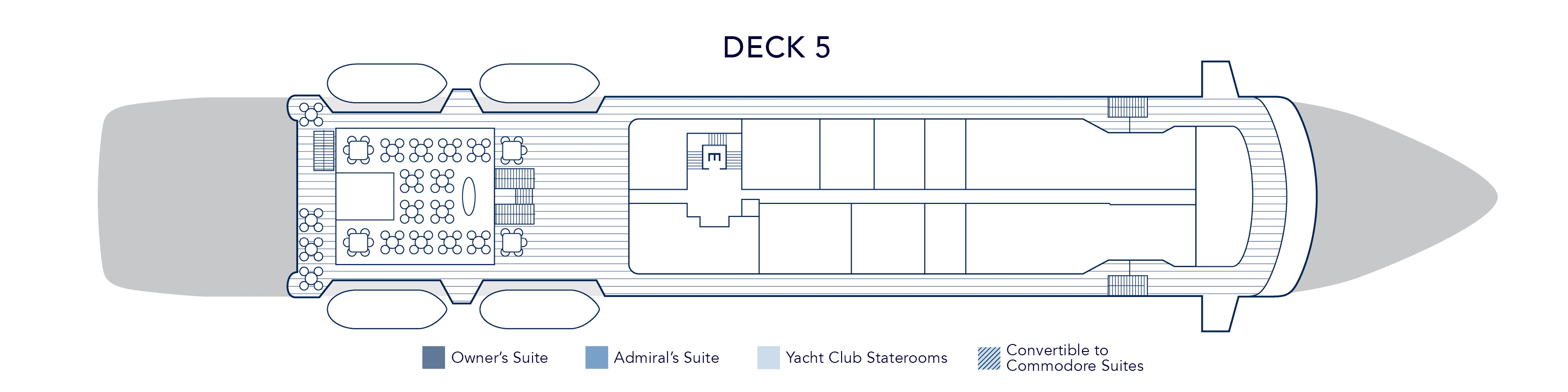 Sea Dream Yacht Club Sea Dream 1 & 2 Deck5