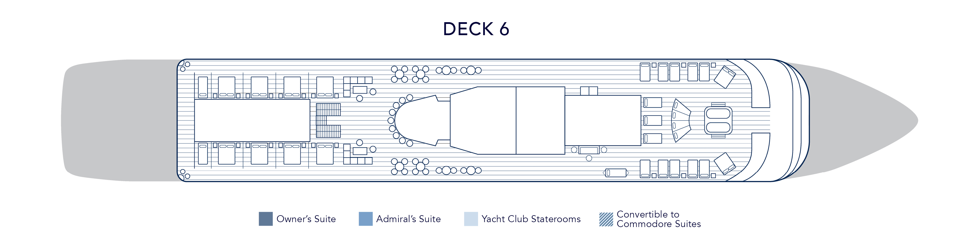 Sea Dream Yacht Club Sea Dream 1 & 2 Deck6