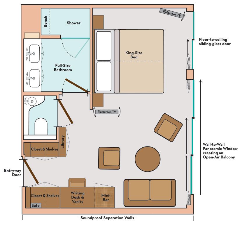 Avalon Expression Royal Suite Layout Floor Plan