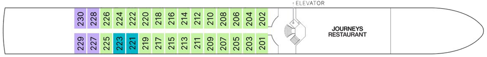 Deck plan: Cello Deck