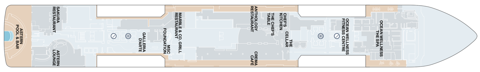 Deck plan: Deck 5