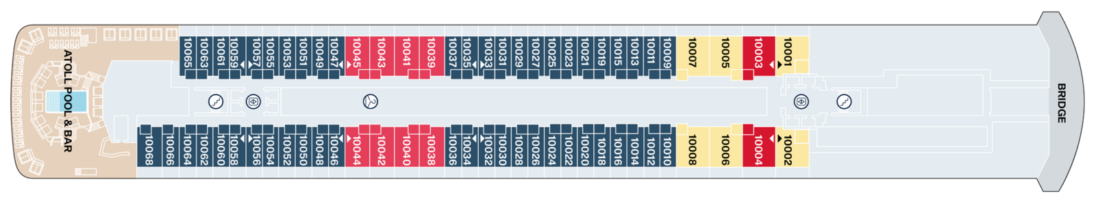 Deck plan: Deck 10