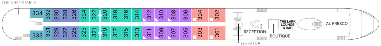 Deck plan: Violin Deck