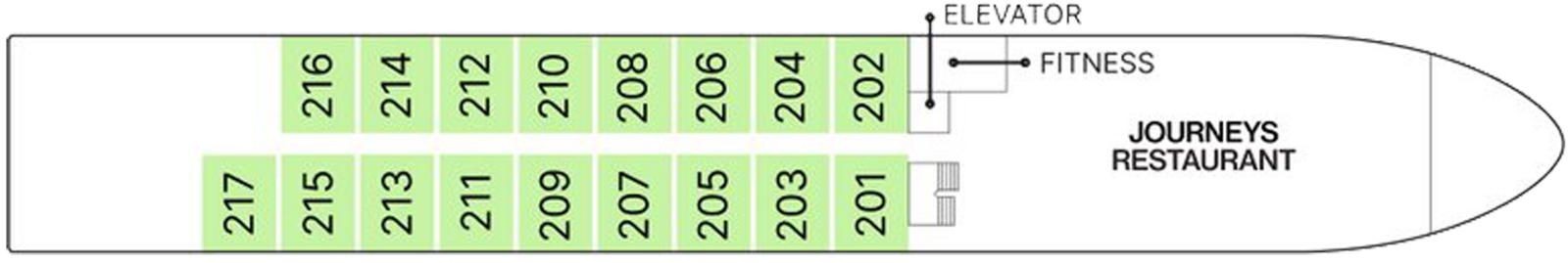 Deck plan: Lisbon Deck