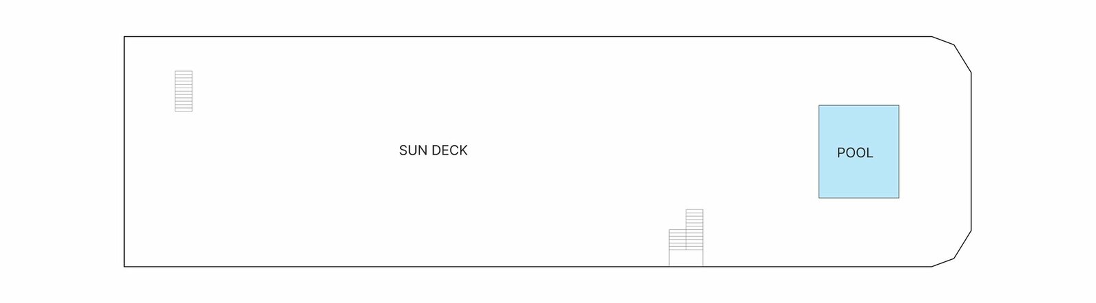 Deck plan: Sun Deck