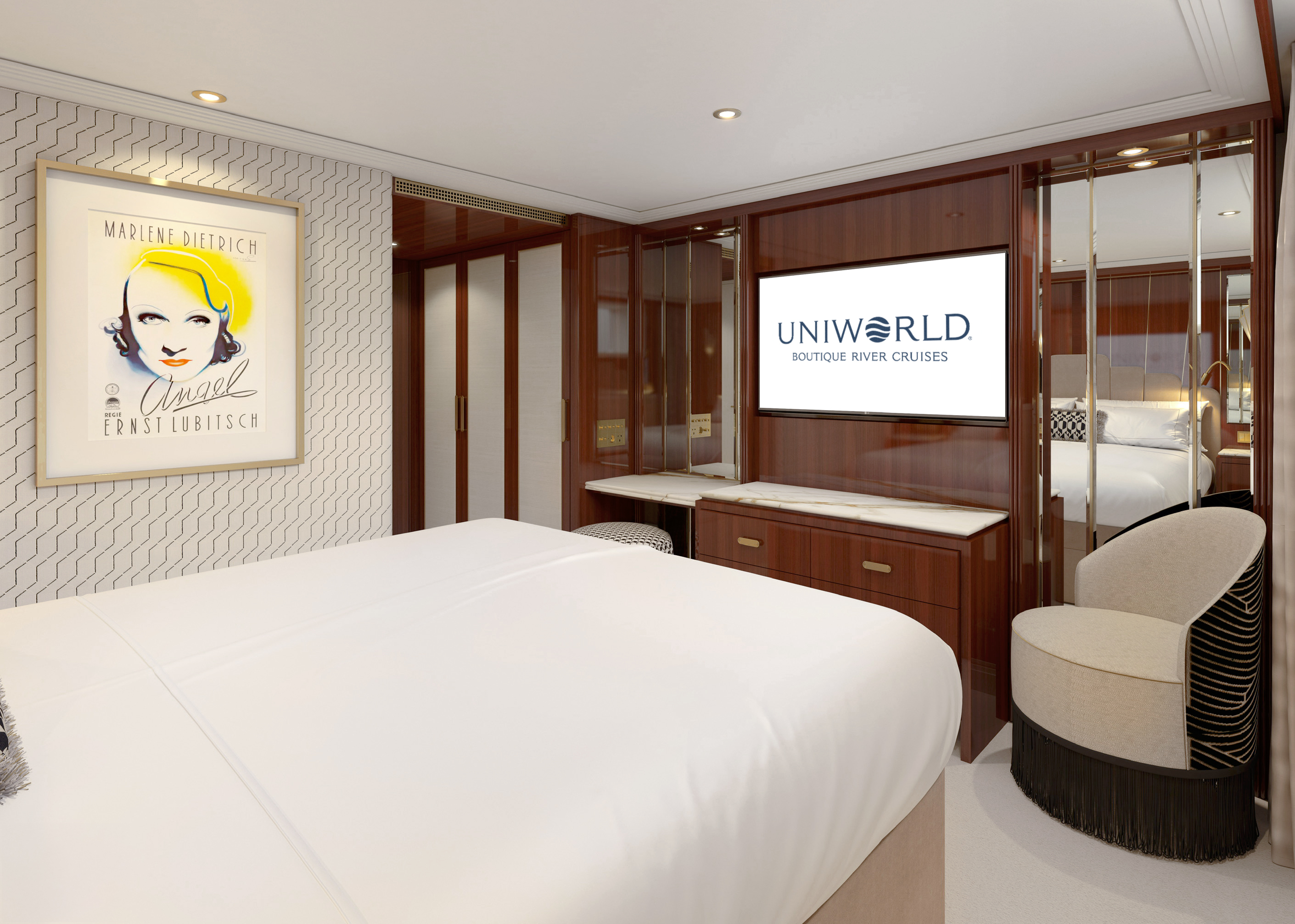 Uwb S.S. Marlene Classic Stateroom ©Uniworld Boutique River Cruises 1