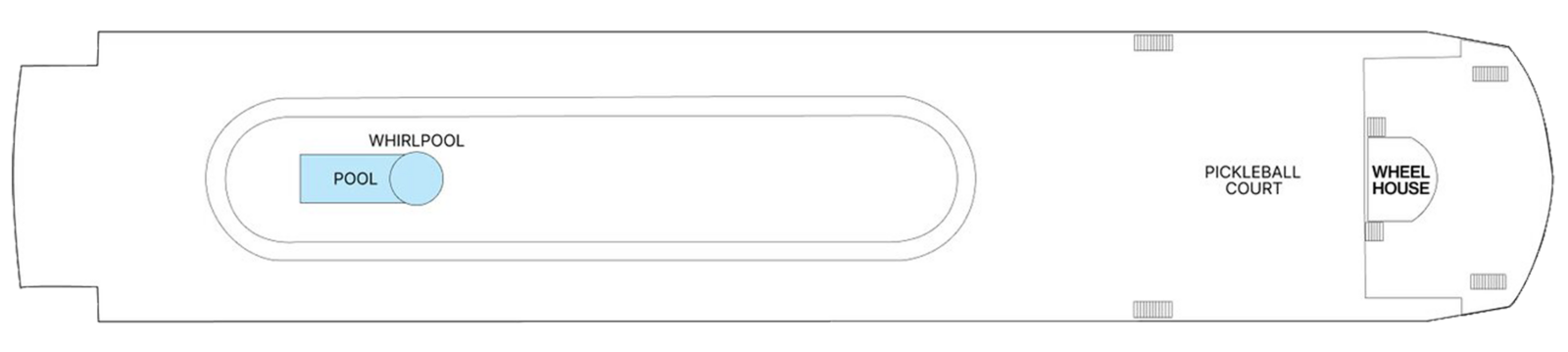 Deck plan: Sun Deck