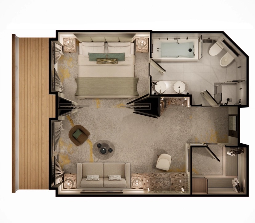 Crystal Crystal Symphony Premium Suite Floor Plan