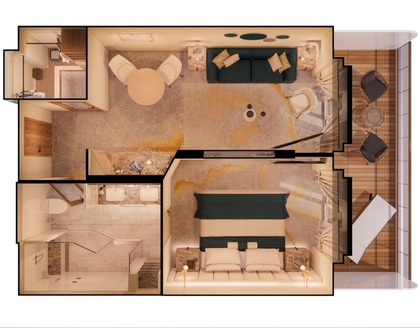 Crystal Crystal Symphony Premium Suite Floor Plan 2