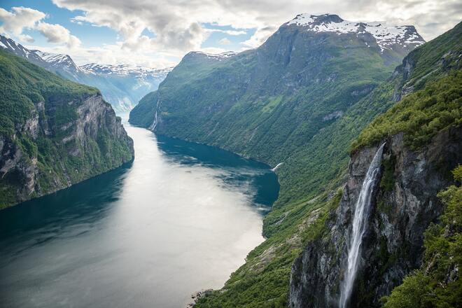 A Journey through Scandinavian Fjords under the Midnight Sun